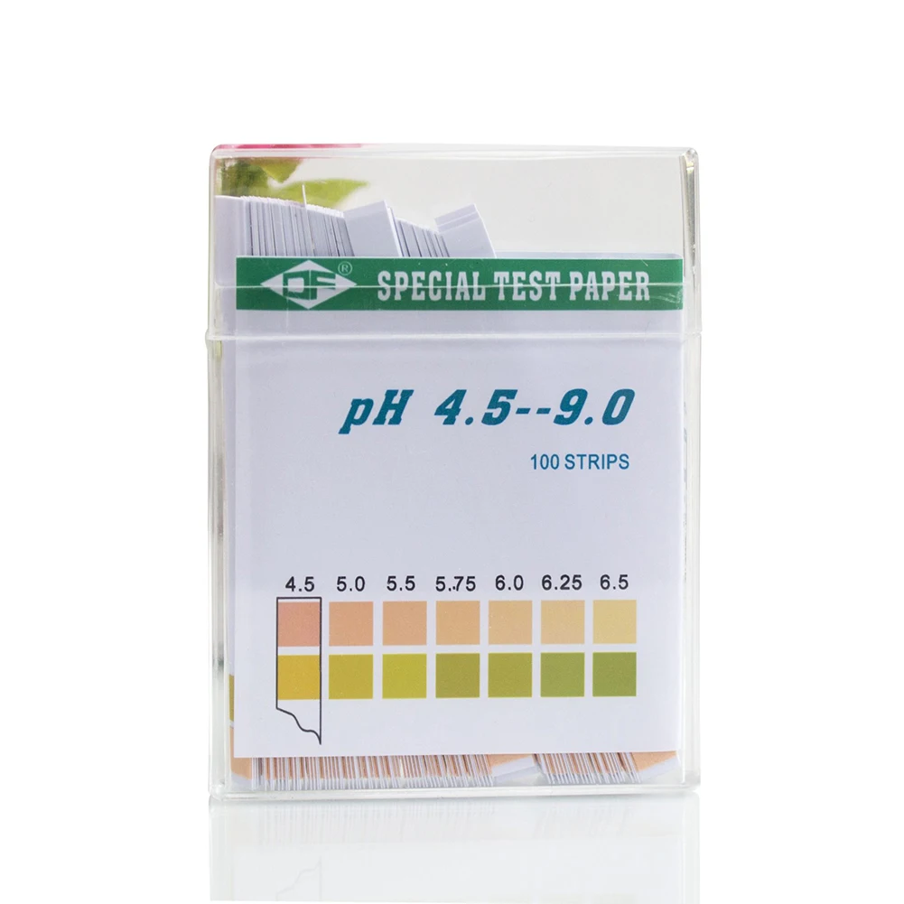 

100 Pieces PH Value Test Strip PH 4,5,9 Drinking Water Aquariums Lndicator Acid Indicator Paper Water Saliva Litmus Testing Kit