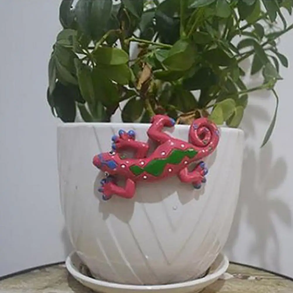 

Lizards Hanging Eye-catching Mini Lizard Garden Art Resin Handicraft Pendant Flowerpot Pendant Flower Pot Hanging 4Pcs