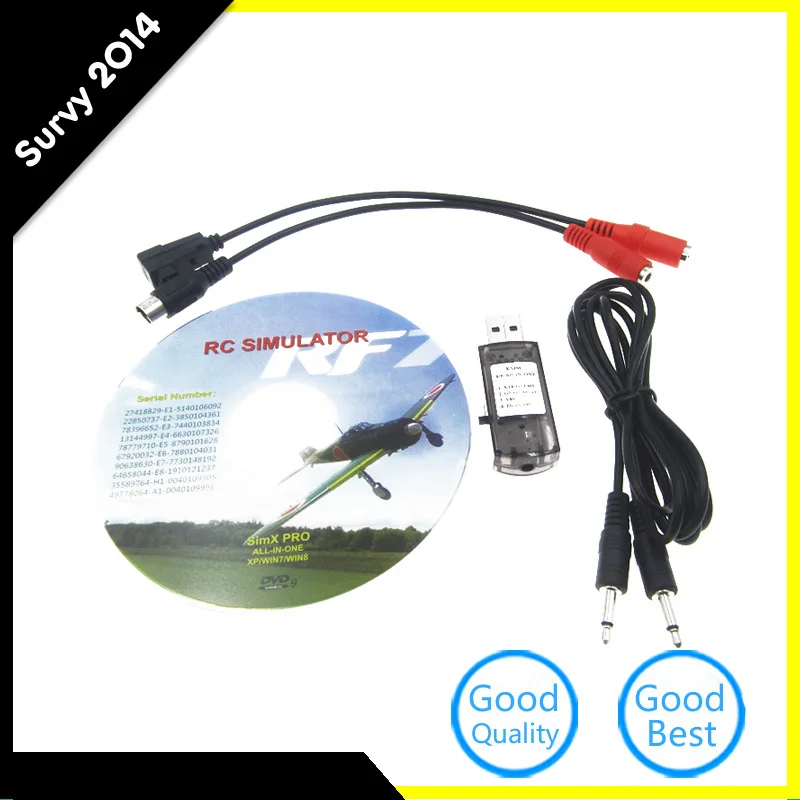 Купи USB 22 In1 Flight Simulator Cable For RC Helicopter Quadcopter/Airplane And FPV diy electronics за 383 рублей в магазине AliExpress