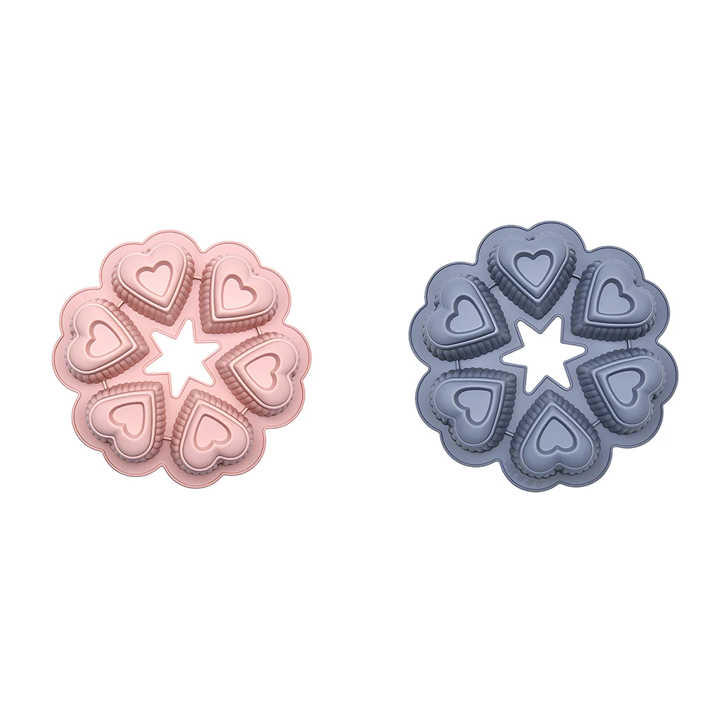 

Формы для торта в форме сердца, силиконовая антипригарная форма для выпечки, практичный инструмент для выпечки, приспособление для готовки, аксессуары, форма, серый цвет