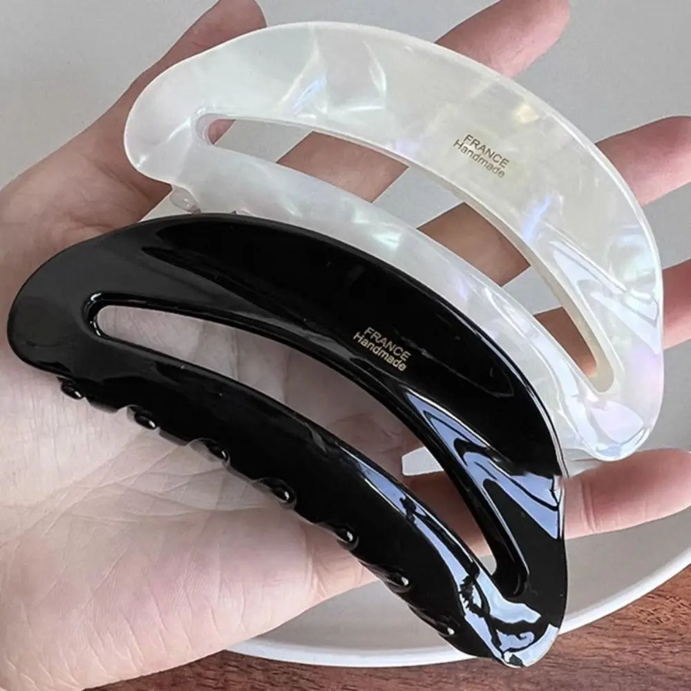 Красная заколка-краб для волос, 10,5 см | AliExpress