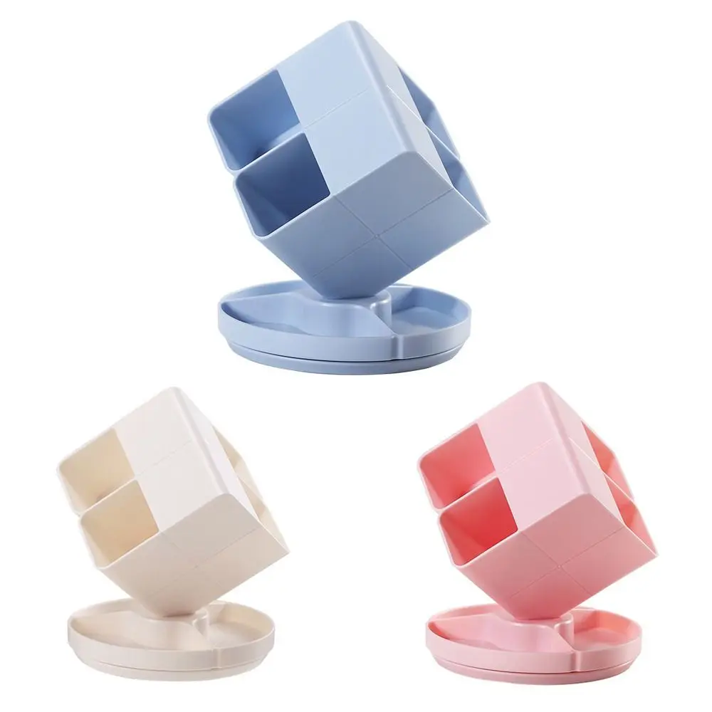 

for Cosmetics Jewelry Rotary Office Supply Make up Brush Holder Pen Holders Stationery Organizer Desktop Storage Box