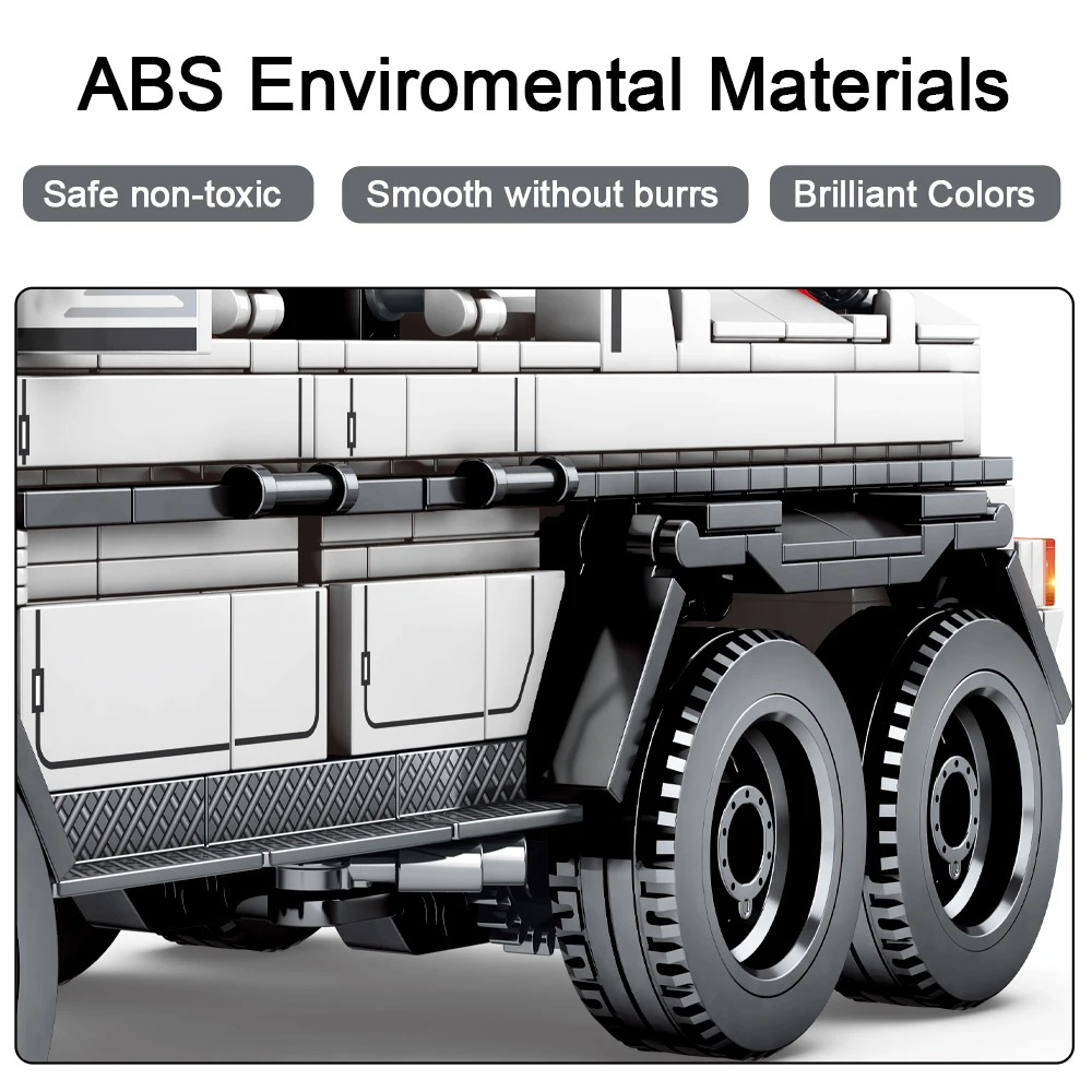 Внедорожный автомобиль внедорожник пикап строительные блоки для грузовиков