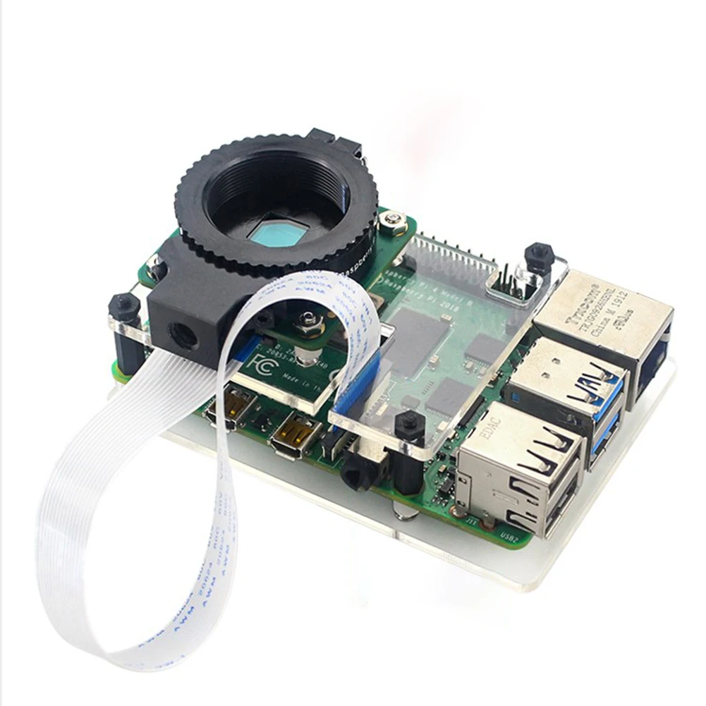 High-quality Acrylic Case For Raspberry Pi 4B/3B /3B+ HQ HD Camera Module Case