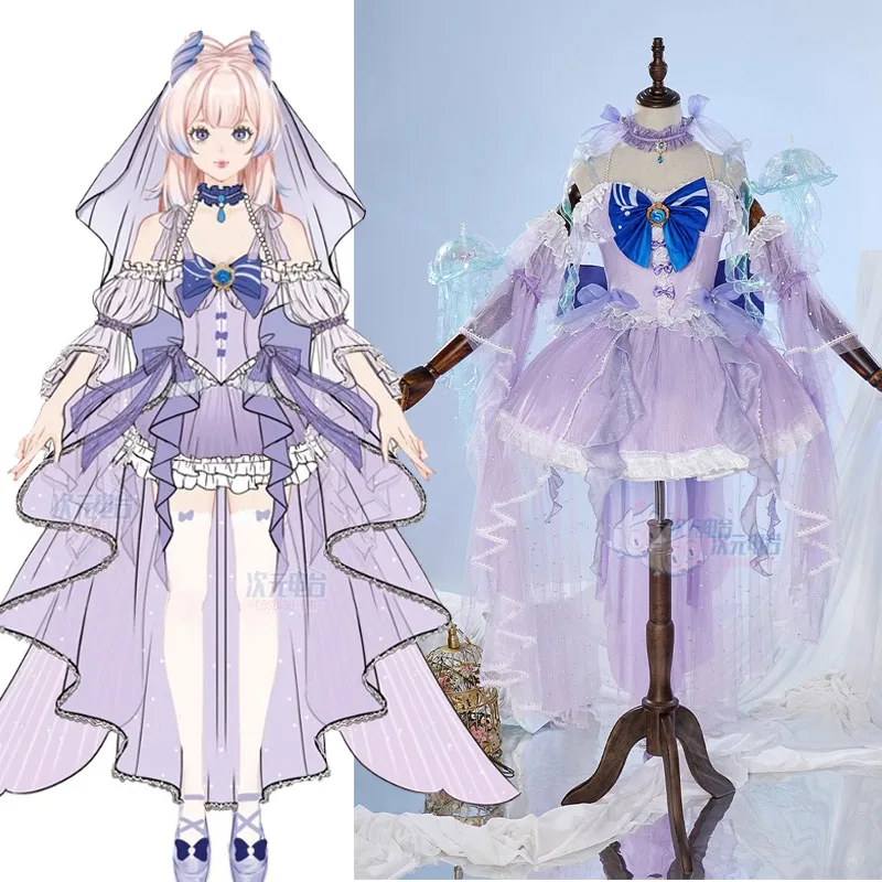 Косплей-костюмы из игры Genshin Impact Sangonomiya Kokomi парики женское сексуальное свадебное