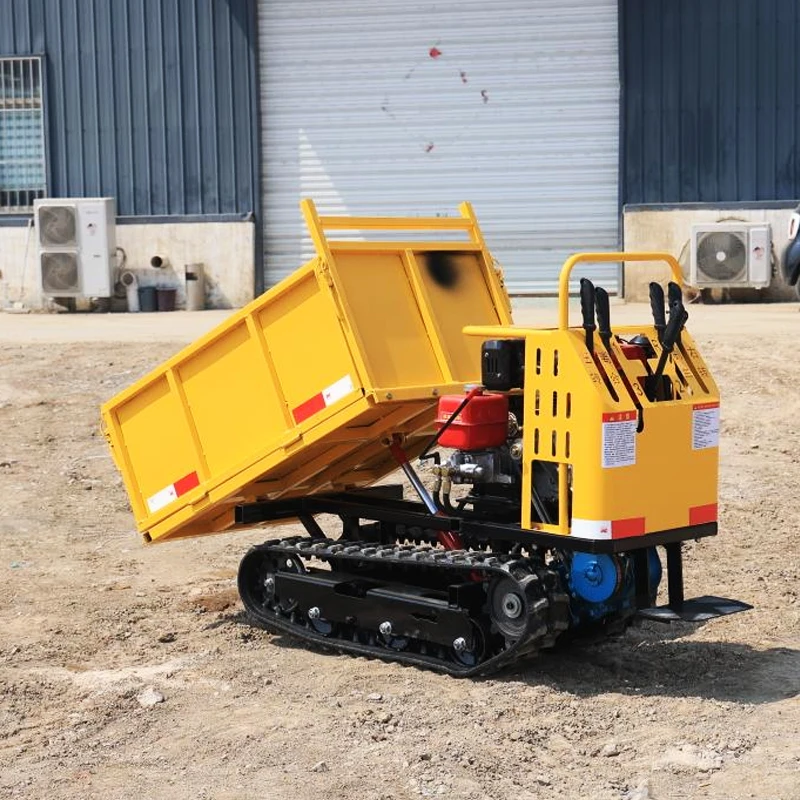 Self-Loading-Mini-Dumper 0.8ton 1.2 Ton 1.5ton 3ton Small Tracked Vehicle For Wholesale Price