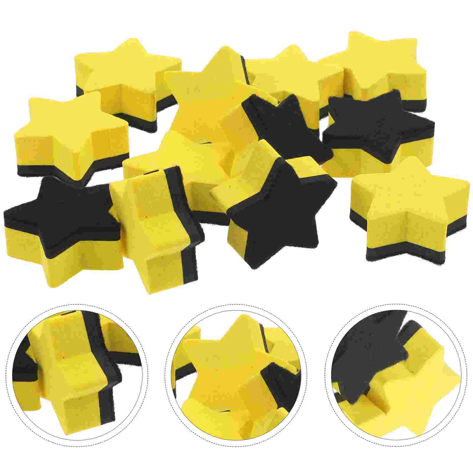 

Pentagram Eraser Dry Erasers Portable Whiteboard Classroom Accessories Magnetic
