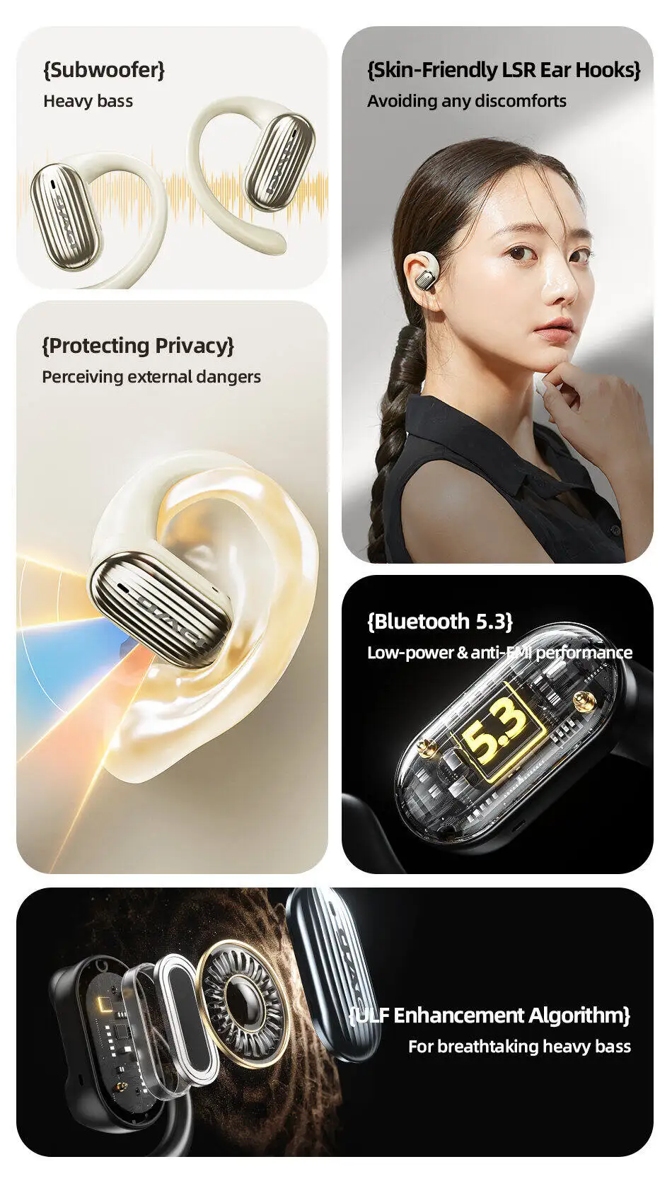 Беспроводные водонепроницаемые наушники Awei T95 с зарядным устройством 300 мАч