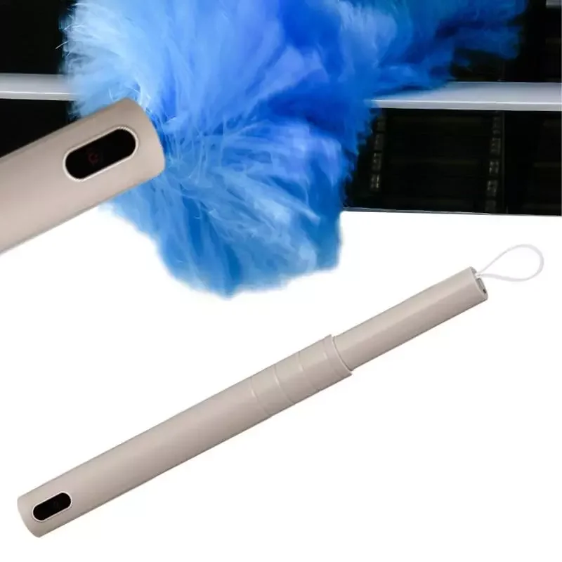 

Feather Cleaning Brush 360 Spin Spin Duster Adjustable Dirt Dust Brush Removing Dust In One Spin For