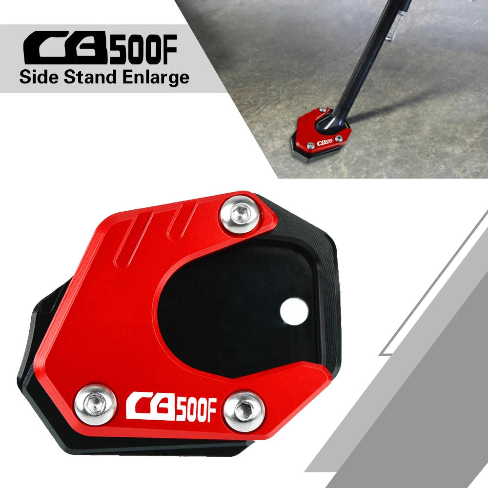

CBR500R CB500F CB500X 2013-2021 2020, боковая подставка, удлинитель ног, накладка, поддержка CB125R CB300R CB400X CBR650R CB650R