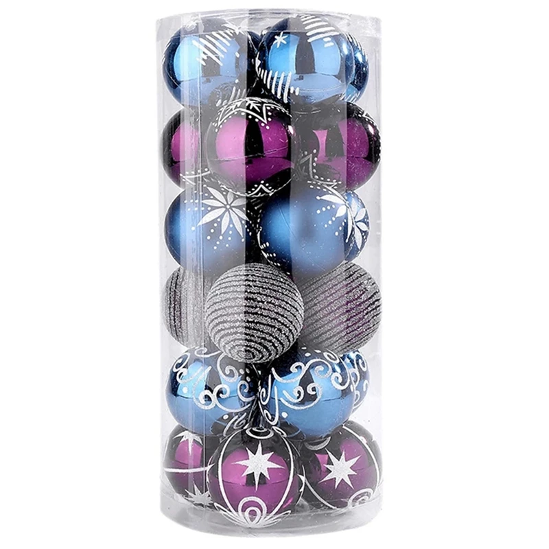 

Christmas Ornament Ball Colored Drawing Xmas Tree Decorative Ball Christmas Decoration