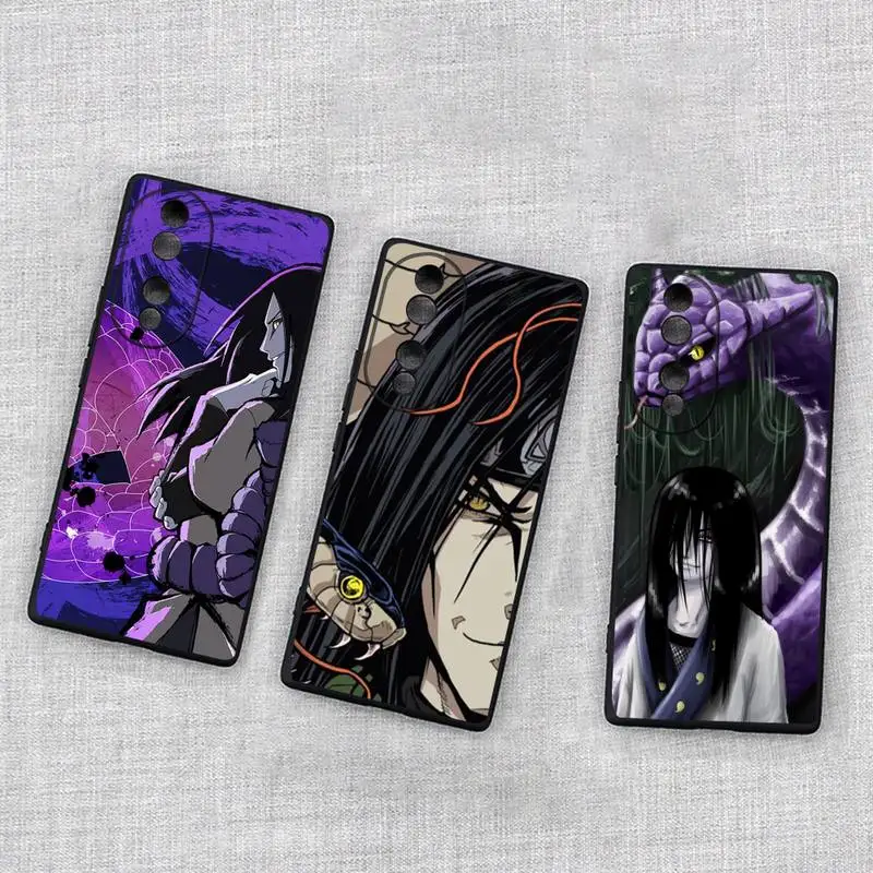 

Naruto Orochimaru Toys Phone Case For Huawei Honor 70 60 50 30 20 10 9 X 9X V30 Pro Lite View Cover
