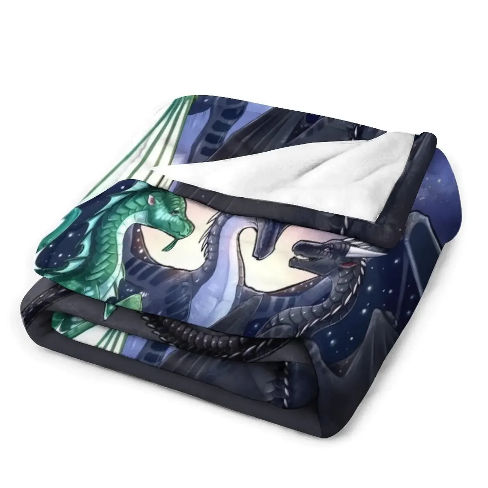 Wings of Fire - Legends Fathom Darkstalker Clearsight Плед Диван Пледы и одеяла