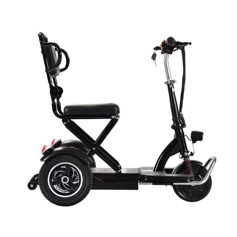 

Elderly Leisure Electric Tricycle 8AH Folding Electric Scooter Adult Mini Electric Scooter Disabled Scooter 30KM Battery Life