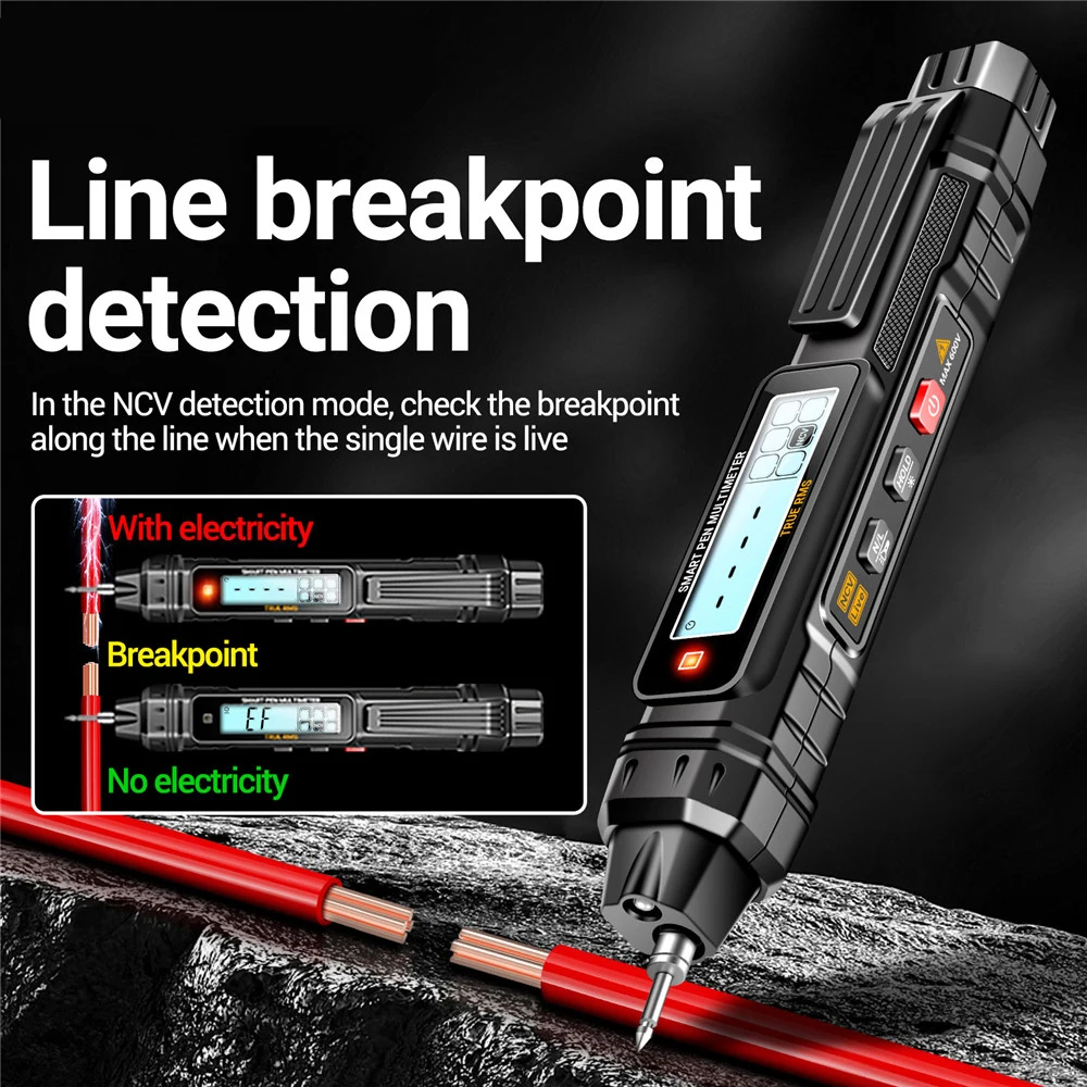 

ANENG A3005 Digital Multimeter Pen Type 4000 Counts Professional Meter Non-Contact Auto AC/DC Voltage Ohm Diode Tester For Tool