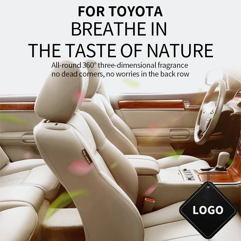 

For Toyota Chr Yaris Auris Rav4 Avensis t25 Corolla 2022 Accessories Car Air Freshener Natural Scented Paper Perfume Decoration