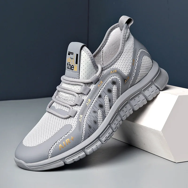 

AB Men's Vulcanized Shoes New Sneakers Fashion Versatile Platform Shoes Mens Casual Zapatillas Comfortable Breathable Mesh Shoe