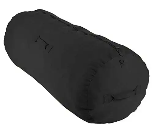 Duffel Bag with Zipper - Black - 42