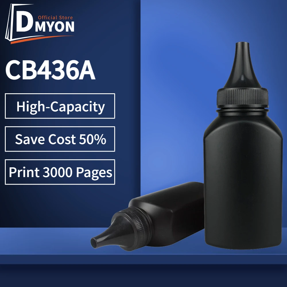 

Черный тонер-порошок DMYON, совместимый с картриджем для принтера HP CB436A CB 436 436 LaserJet M1120 M1522 P1505