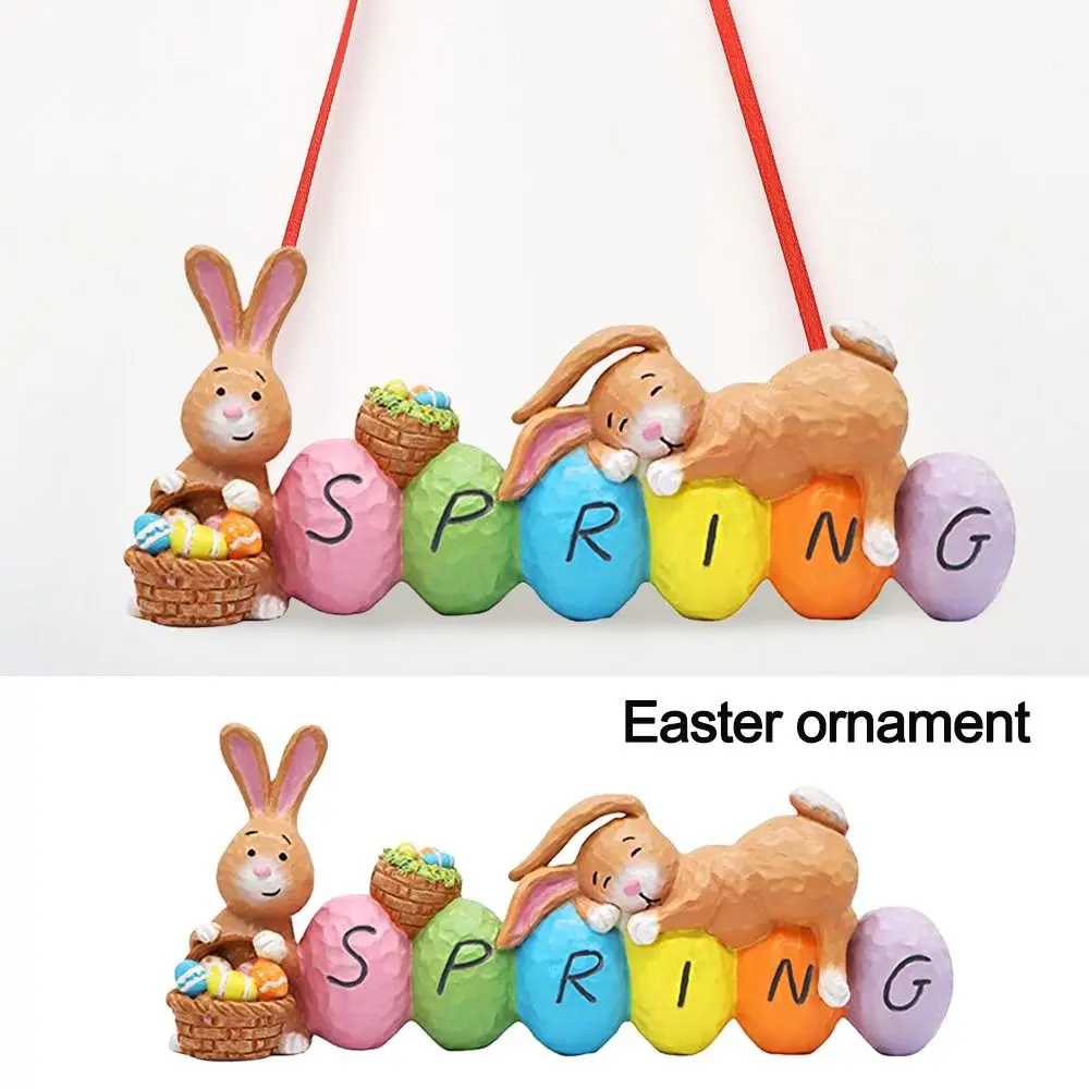 

Easter Spring Bunny Decoration Cute Craft Easter Bunny Figures Farmhouse Home Party Decoration Tabletop Easter Decorations