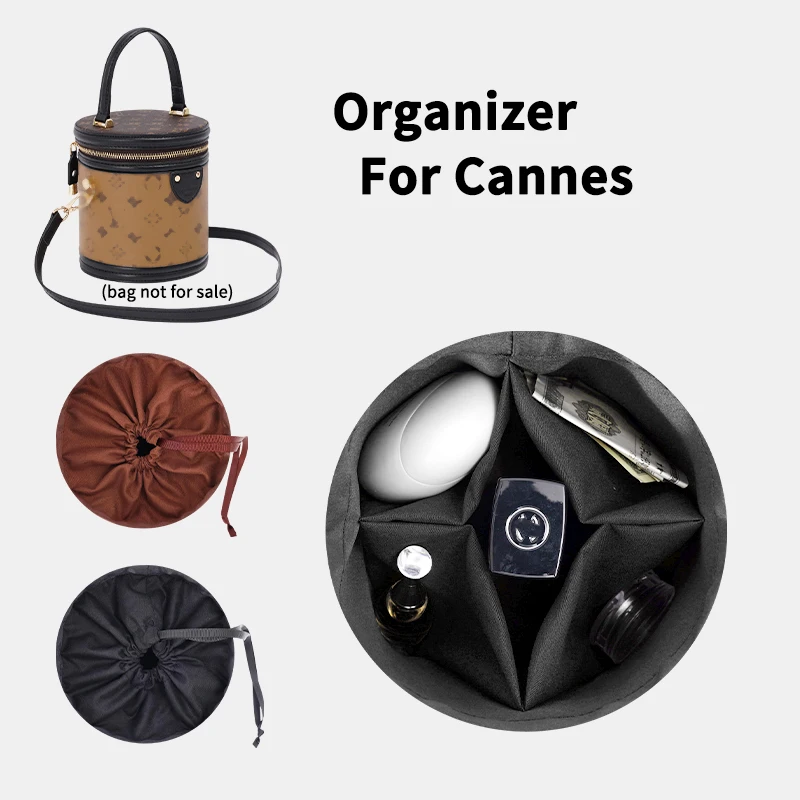 

Органайзер из нейлона вставка для Канн, нейлоновая сумка-кошелек на шнурке, Женская внутренняя сумка для макияжа, роскошная дизайнерская сумка, формирователь ворса