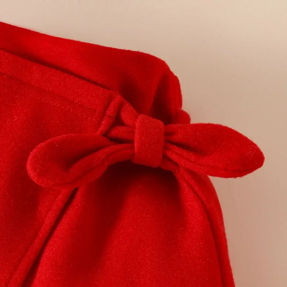 Детский комплект одежды из топа с длинными рукавами и банта цвета в ассортименте