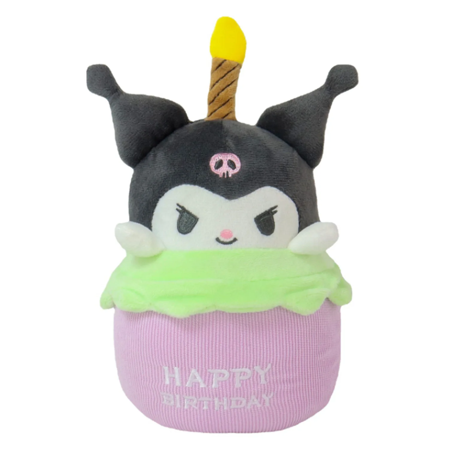 Фото Sanrioed My Melody мультфильм Kawaii Cute Kuromi Cinnamoroll Purin Kirby плюшевая анимэ кукла девушки подарок на день рождения мягкий плюшевый успокаивающий №5