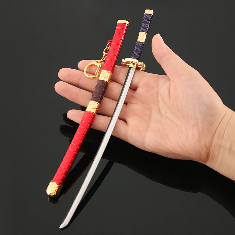 Цельный брелок для ключей Roronoa Zoro Yamato Ame No Habakiri осенний водный катана