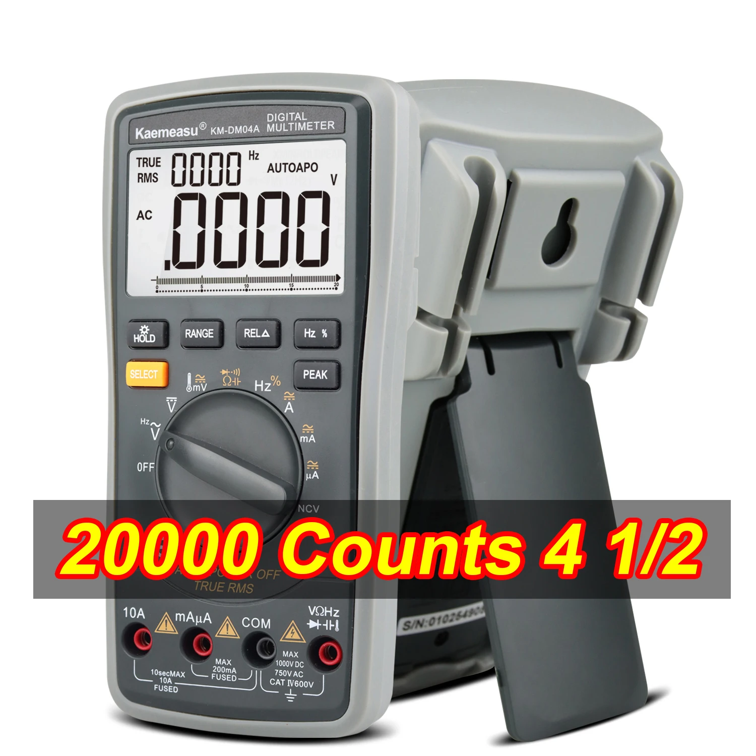 

Z50 Large Screen 20,000 Counts DC/AC Electronic Digital Multimeters With Temperature Probe True RMS/Relative Value Measurement