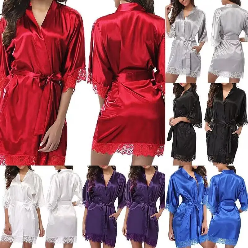 

Женская ночная рубашка, халат, Прозрачная кружевная ночная рубашка, ночная рубашка с длинным рукавом, кружевная сексуальная женская одежда с поясом