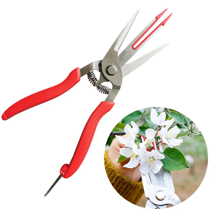 

Double-edged Apple Picking Scissors Garden Pruning Shears Double Mouth Design Thin Fruit Picking Scissors Garden Hand Tool