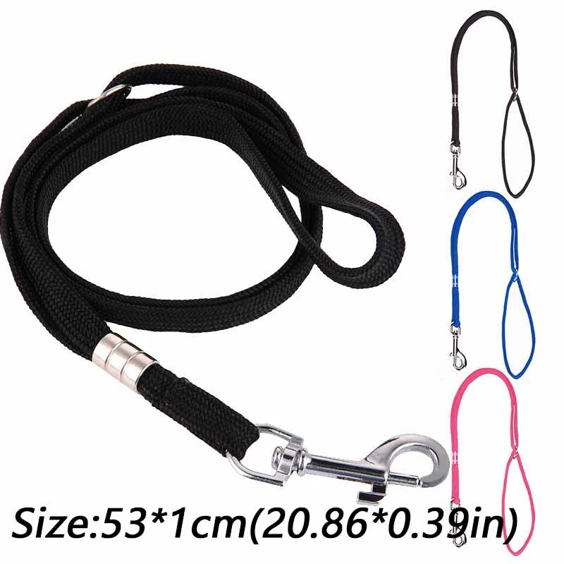 

2pcs Adjustable Dogs Leash Pets Noose Loop Lock Clip Rope Cats Grooming Table Accessories Arm Bath Nylon Restraint Ropes Harness