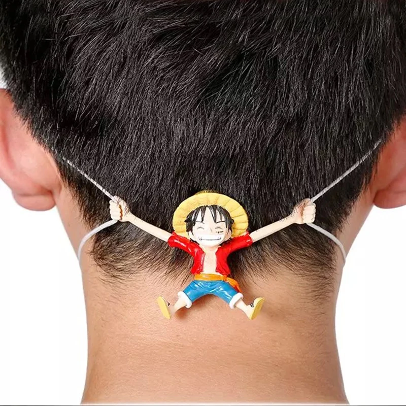 Маска luffy из ПВХ с аниме-персонажем защитные аксессуары для ушей реквизит косплея