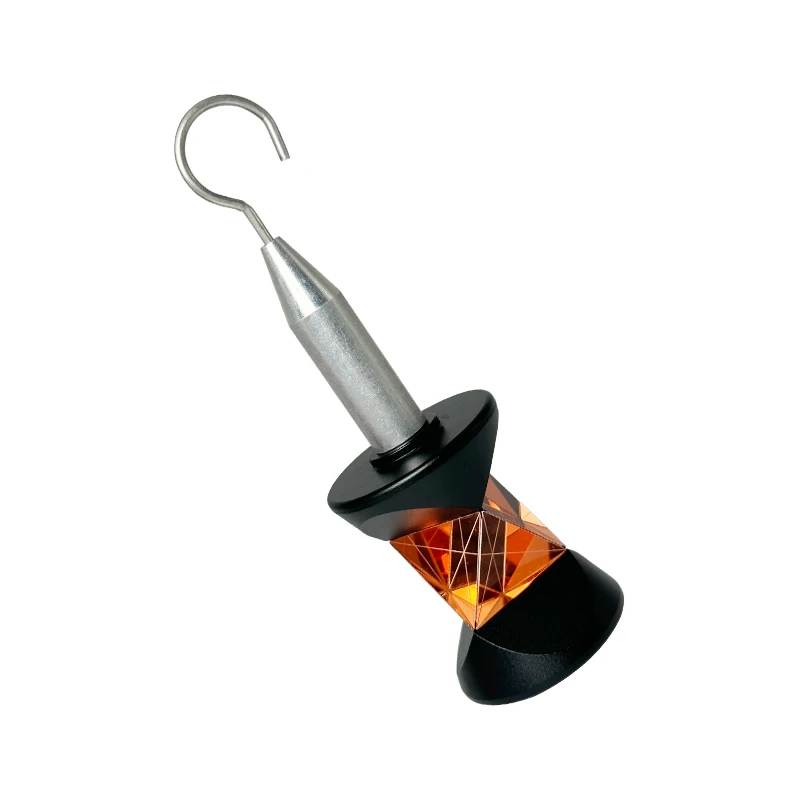 Мини 360-градусная призма с медным покрытием и крючком для тахеометра