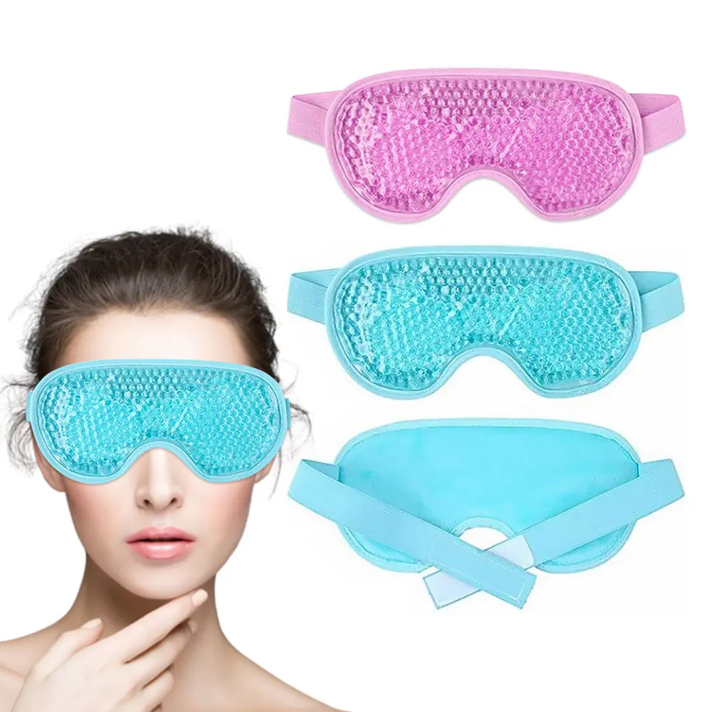 

Sleep Mask Gel Eye Mask for Hot Cold Therapy Soothing Relaxing Beauty Sleeping Eye Patch Block Light Cover Eyemask Blindfold