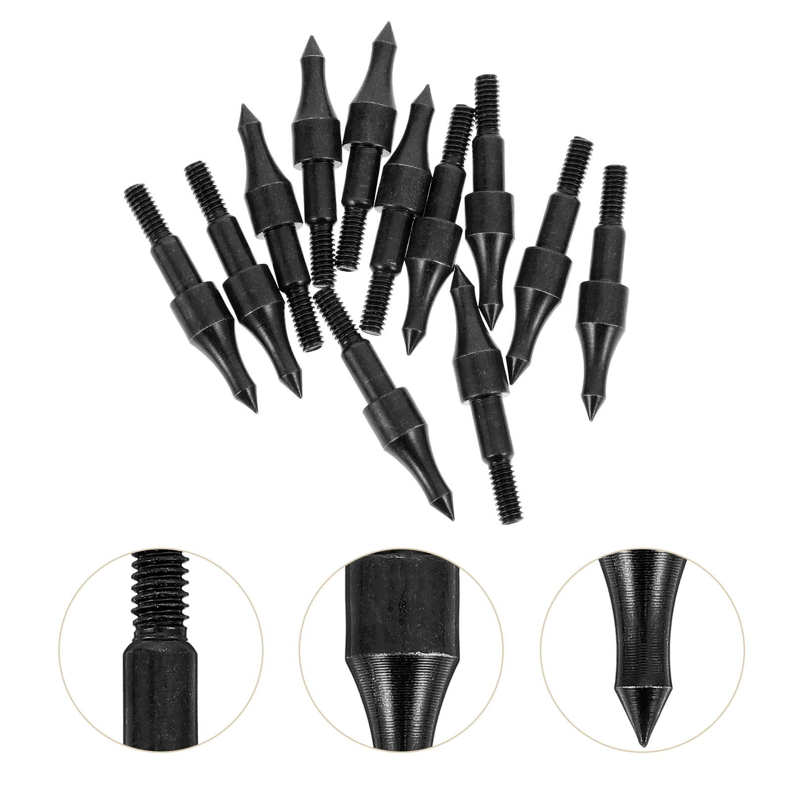 

12Pcs Professional Thread Arrowhead Archery Sports Shoot Replacement Arrowhead