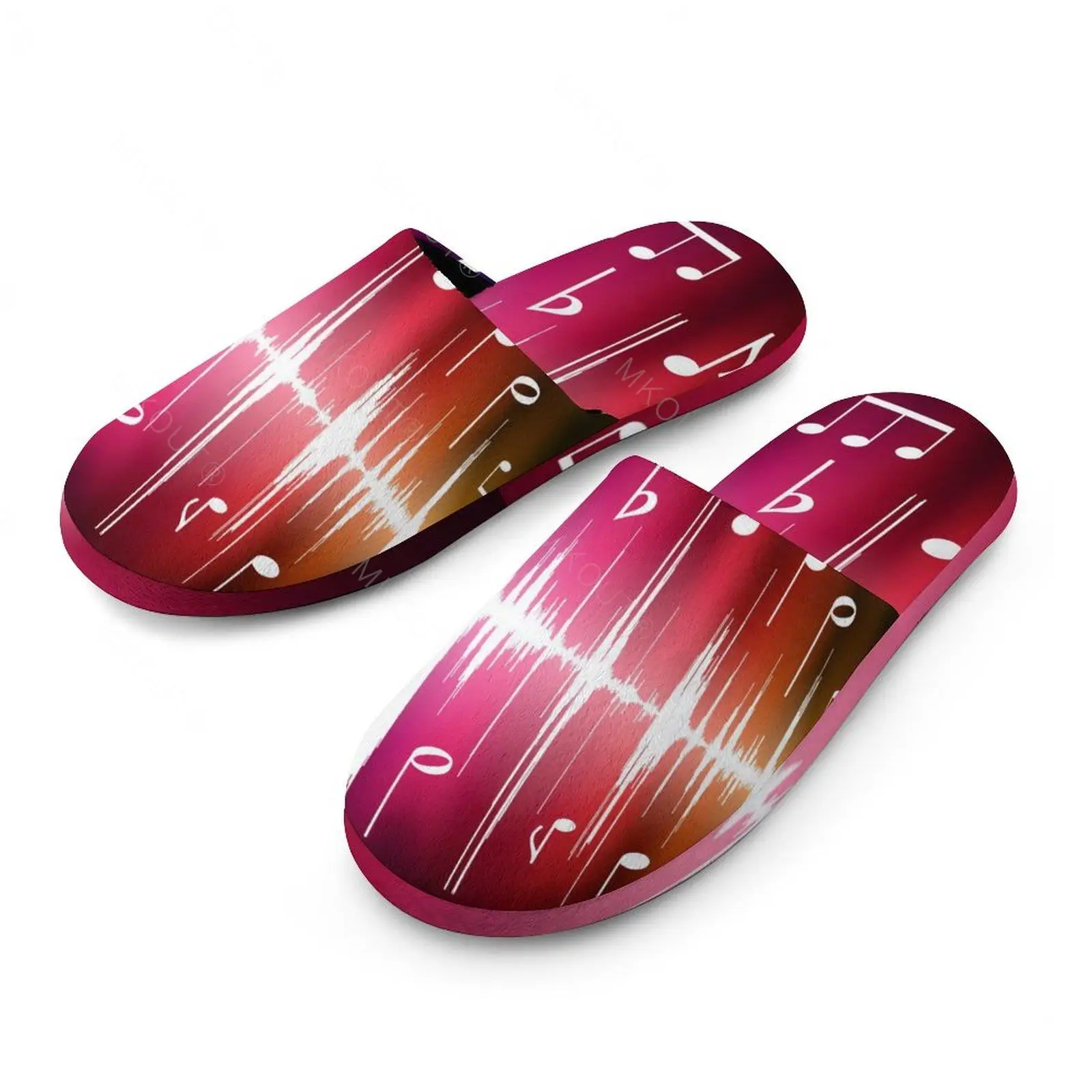 Тапки хлопковые для мужчин и женщин теплые Нескользящие на толстой мягкой