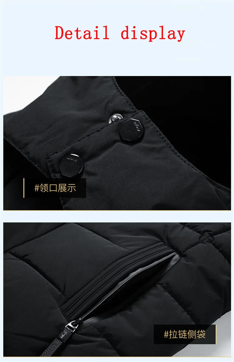 Men's Parkas Coat New Winter High Quality Hooded Jacket Fashion Casual Slim Fit Thick Warm Male fleece Jacket Asian Size XL-5XL