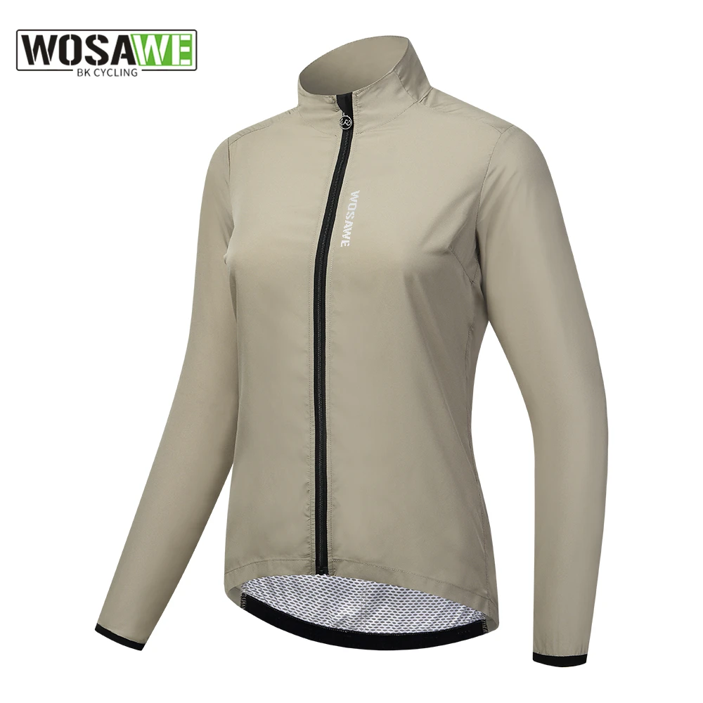 

WOSAWE Women's Cycling Jacket Windbreaker Lightweight Bike Rain Jacket Cycling Wind Jacket Water Resistant Brecowhide for Women