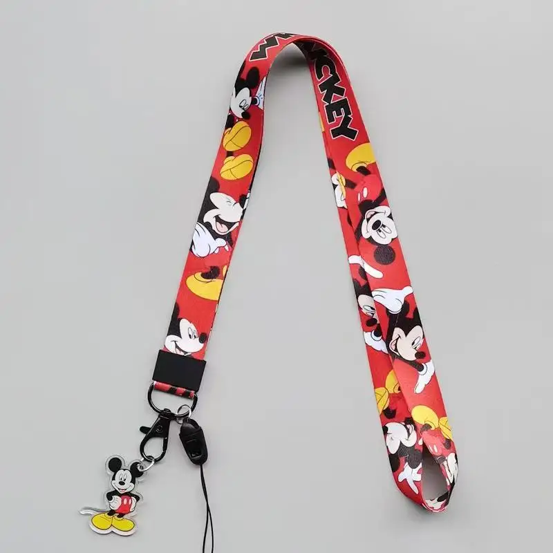 Фото Ремешок-шнурок Disney с Микки, Минни и Дональдом Даком для ключей, USB-накопителей, ID-карт, бейджей, мобильных устройств №4