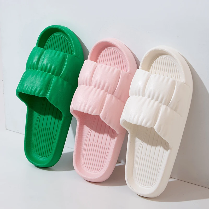 

Soft Sole Cloud Slippers Women Indoor Shoes Non Slip Platform Bathroom Slides Woman 2022 Summer Thick Bottom Sandals Flip Flops