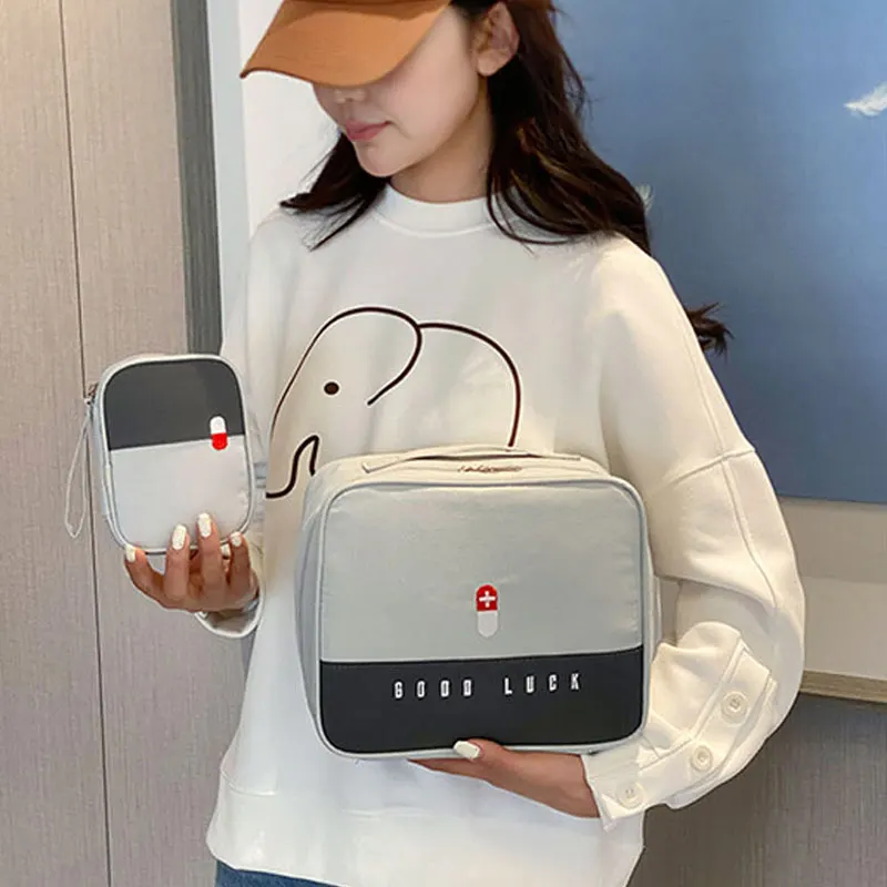 mini portable medicine storage bag travel Outdoor Camping Useful First Aid Medical Kit Emergency Survival Bag Pill Case