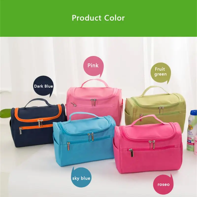

Makeup Bag Storage Bag Cheap Women Bags Men Large Waterproof Nylon Travel Cosmetic Bag Organizer Make Up Wash Toiletry Bag