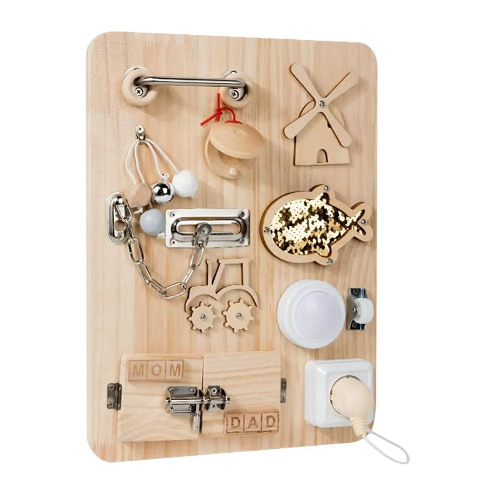 Детская деревянная доска для занятий учимся игрушка Монтессори сенсорная на