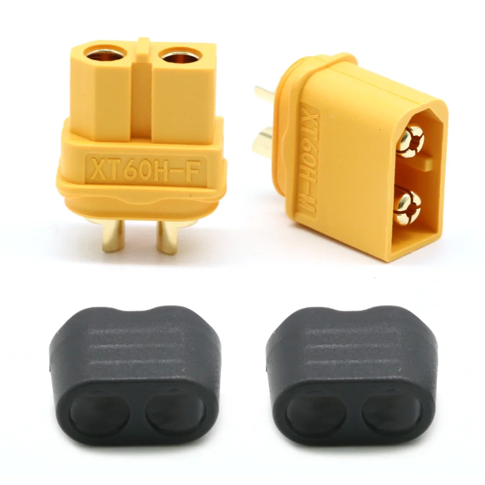 

10PCS Amass XT60+ XT60H Plug Connector With Sheath Housing Female / male For Rc Lipo Battery Rc Drone Car Accessories(5 Pair)