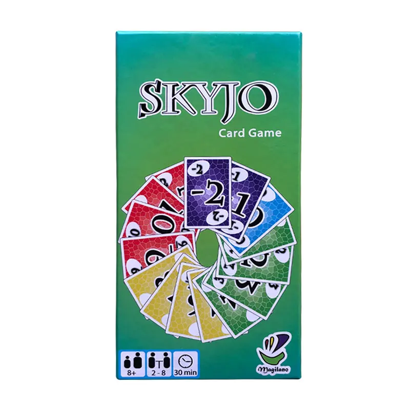

Версия на английском языке Skyjo карточная игра для активного отдыха игра для настольных игр настольные игры игрушки карточки билет