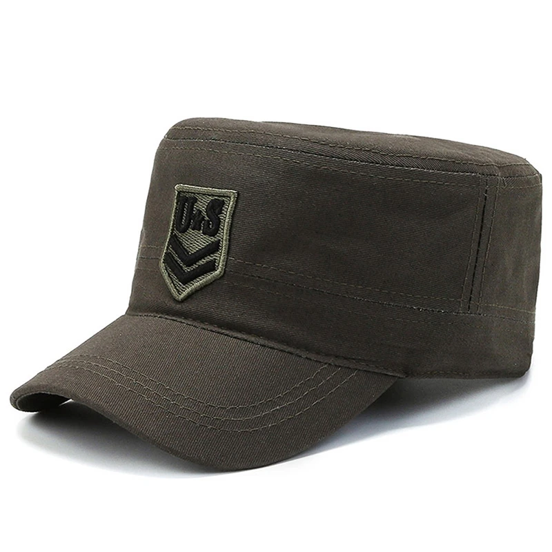 

Кепка мужская с вышивкой, военная камуфляжная бейсболка с плоским верхом, уличная спортивная тактическая, Повседневная охотничья