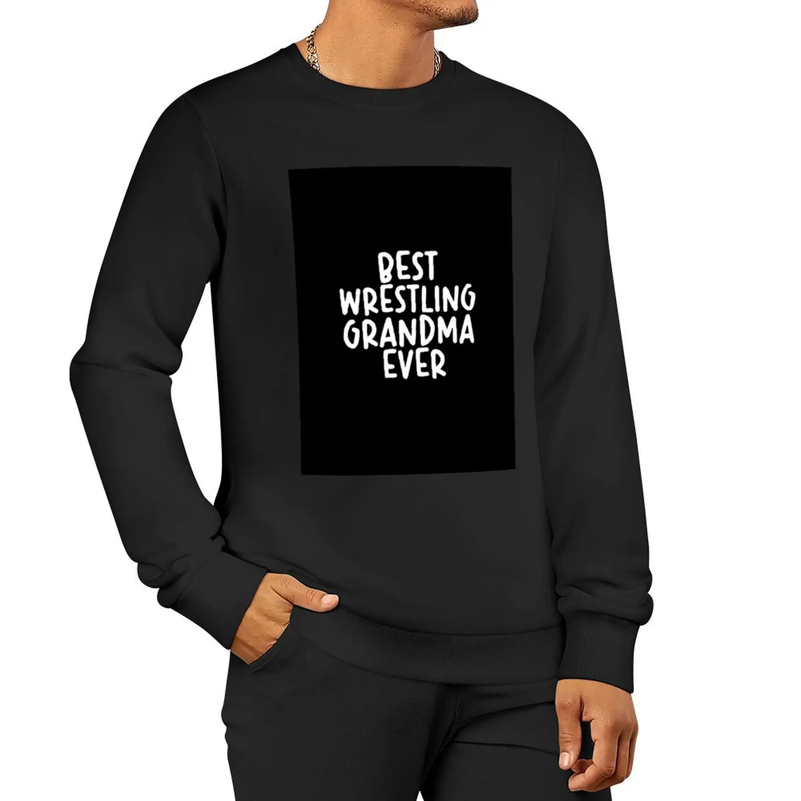 Custom Wrestling Grandma Best Ever пуловер с капюшоном осенняя куртка мужская толстовка