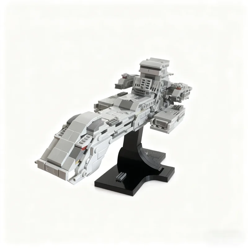 Фото 590 шт. MOC Stargate SG 1 Prometheus Midi масштаб значки модель игрушки строительные блоки архитектура DIY идея рождественские подарки креативный №3