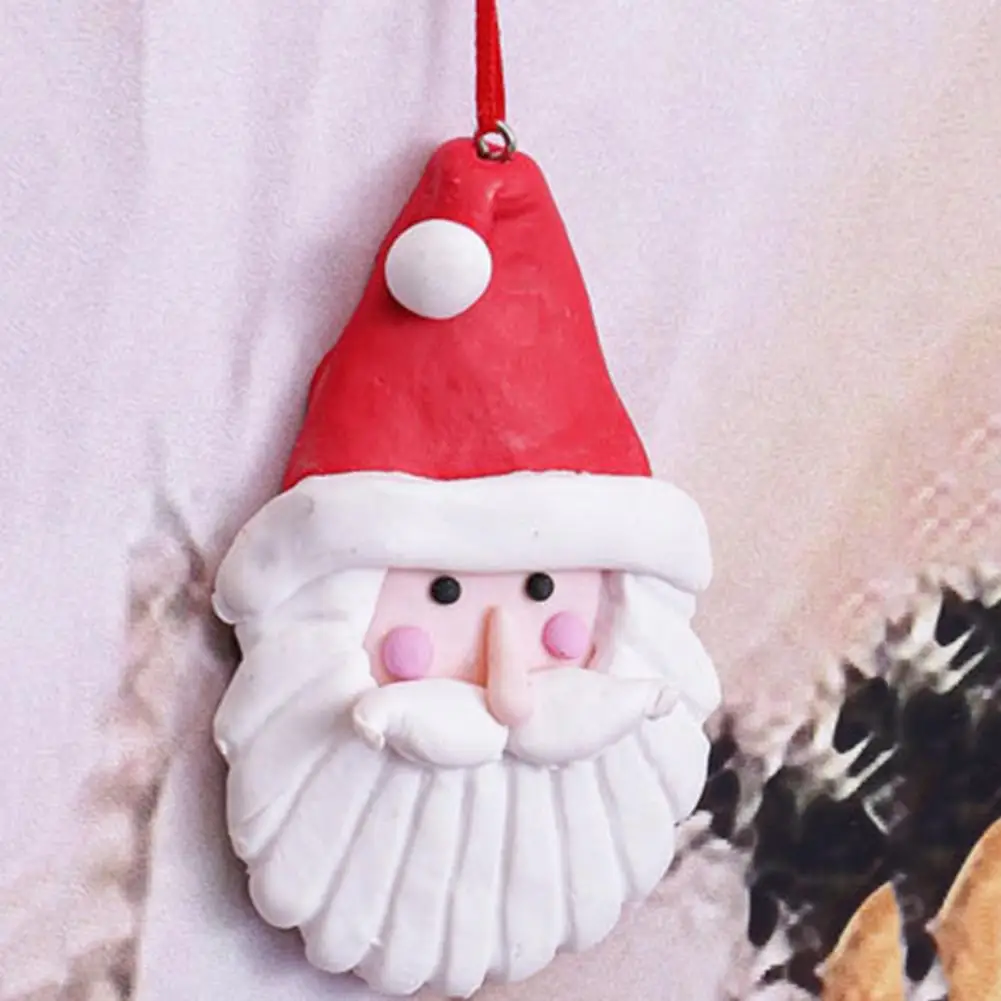 

Рождественская елка, украшение, многоразовый Рождественский кулон, аксессуар, широкое применение, изысканная мягкая глина, Рождественский ...